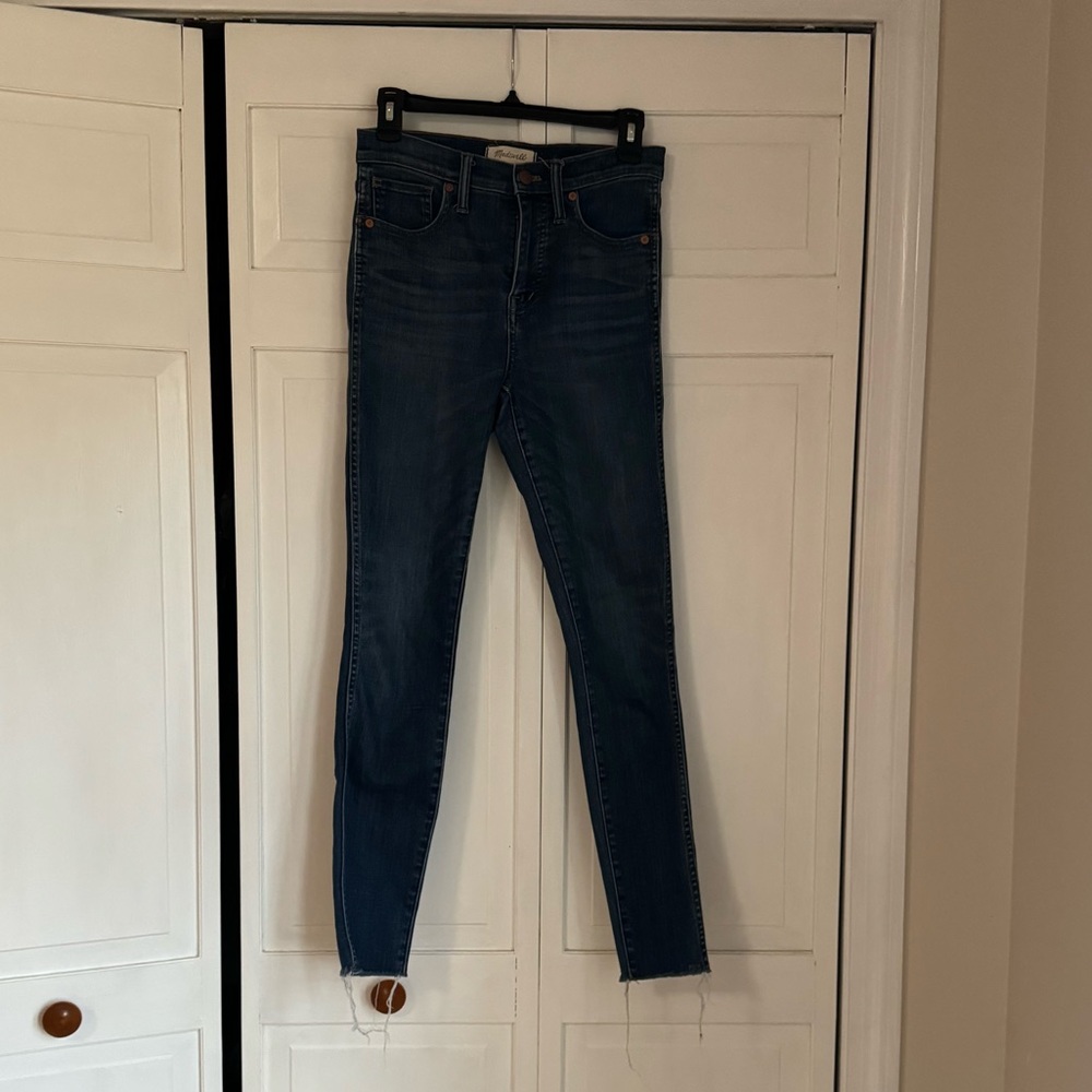 2 pairs Madewell skinny jeans